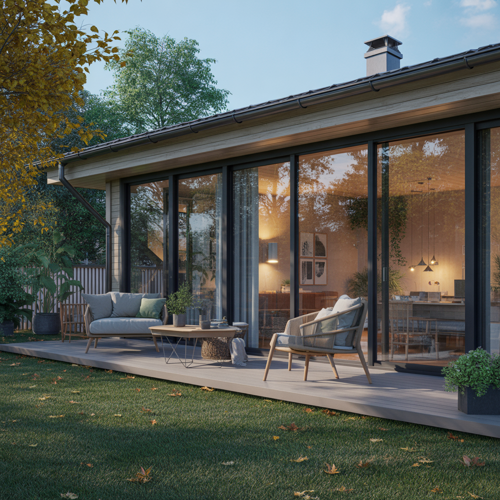 5.Inglasad veranda som forlanger utomhussasongen